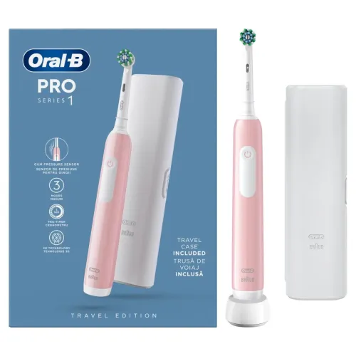 Oral-B Pro Series 1 Ροζ Ηλεκτρική Οδοντόβουρτσα 1τμχ