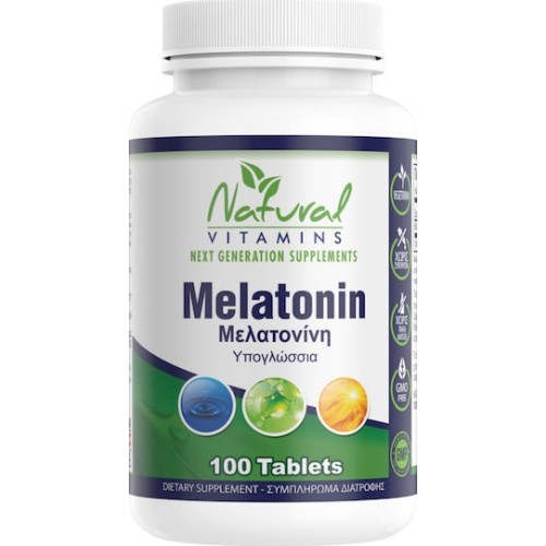 Natural Vitamins Melatonin 100tabs