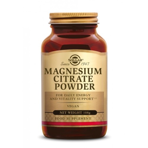 Solgar Magnesium Citrate Powder 108gr