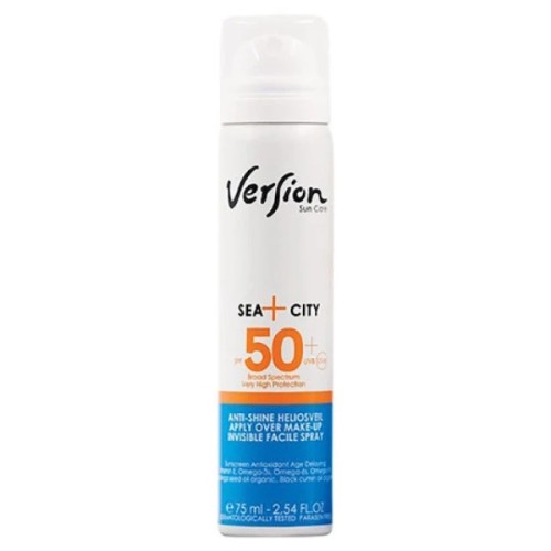 Version Sea + City SPF50+, Anti-Shine Spray 75ml.