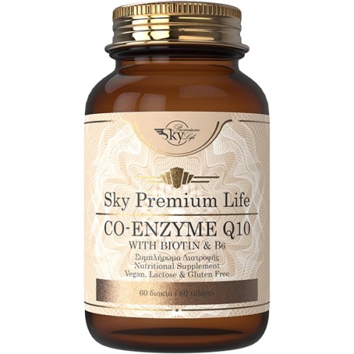 Sky Premium Life Co Enzyme Q10 with Biotin & Vitamin B6 60 Tabs