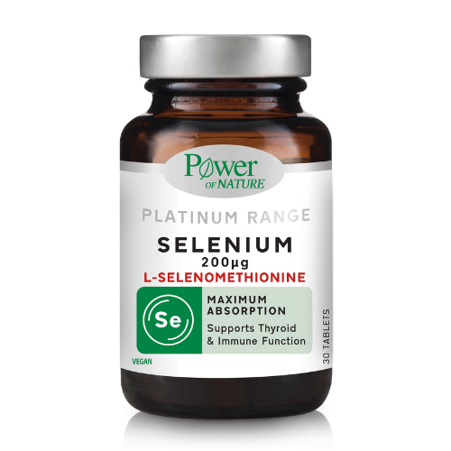 Power Of Nature Platinum Range Selenium 200μg 30Tabs