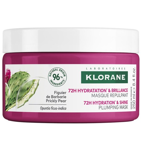 Klorane Prickly Pear Plumping Mask Μάσκα Μαλλιών Για Λάμψη & Ενυδλατωση 72ωρών 250ml