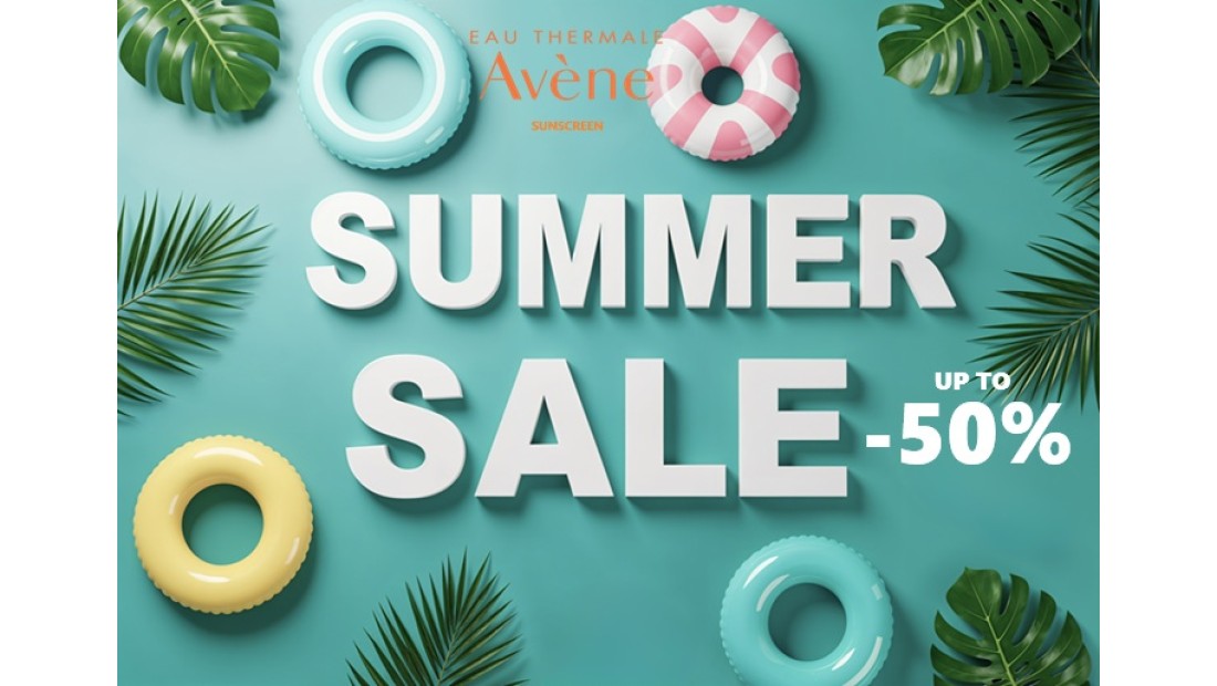 Up to -50% in all sunscreen series
