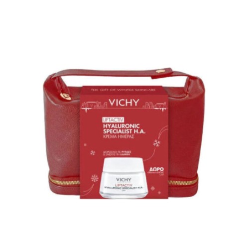 Vichy Xmas Promo με Liftactive Hyaluronic Specialist H.A. Κρέμα Ημέρας Κανονική & Μεικτή Επιδερμίδα 50ml + & Δώρο Liftactive Collagen Specialist 16 Κρέμα Νύχτας 15ml & Νεσεσέρ