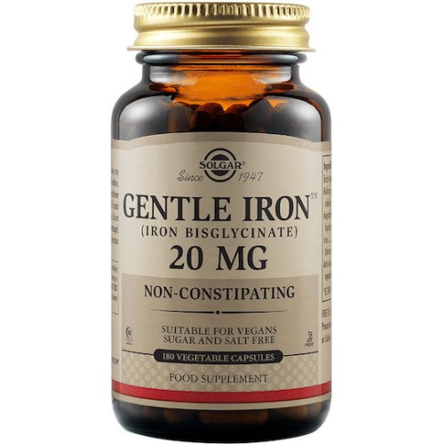 Solgar Gentle Iron 20mg 180caps